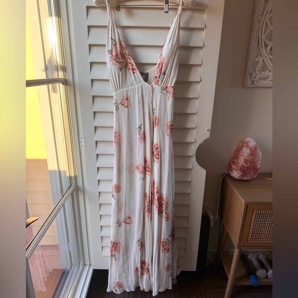 Reformation Bridesmaids Dress - Pink and Ivory Floral - Size S